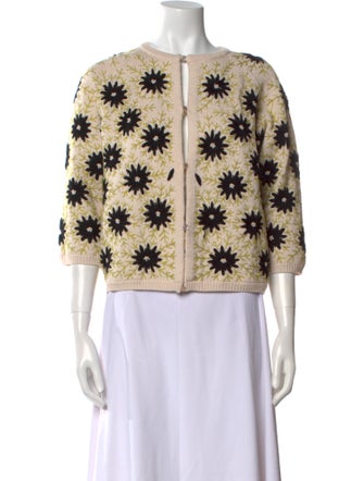 Frances Valentine Wool Printed Sweater