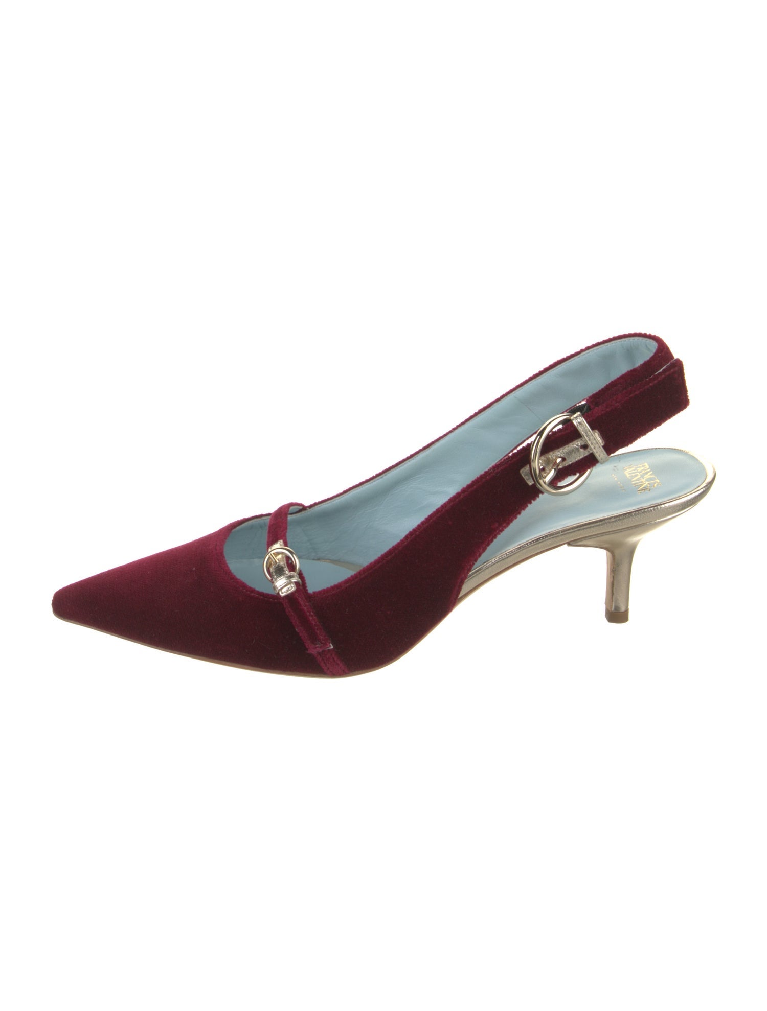 Frances Valentine Velvet Slingback Pumps