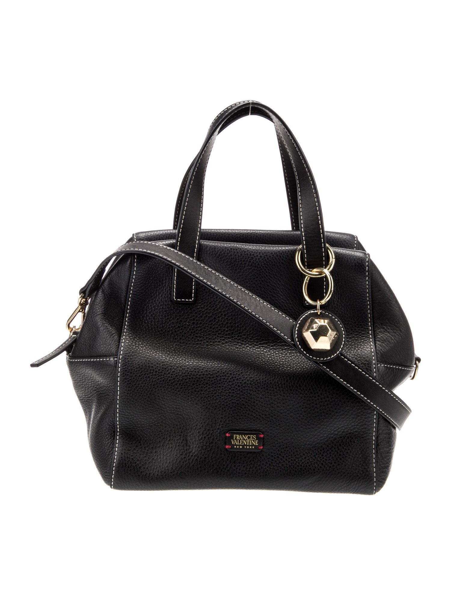 Frances Valentine Leather Top Handle Bag