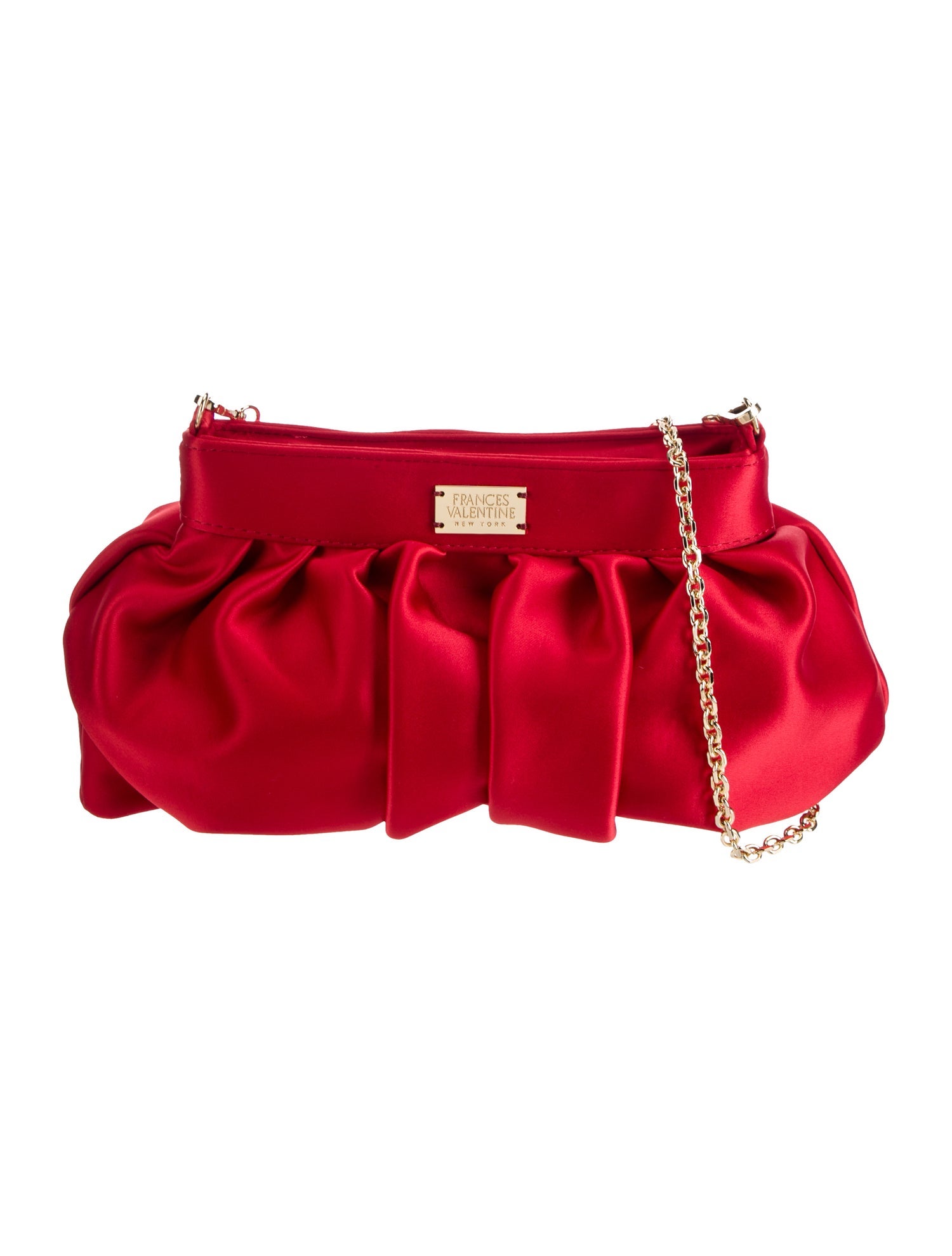 Frances Valentine Satin Shoulder Bag