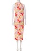 Frances Valentine Floral Print Long Dress