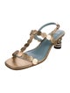 Frances Valentine Leather T-Strap Sandals
