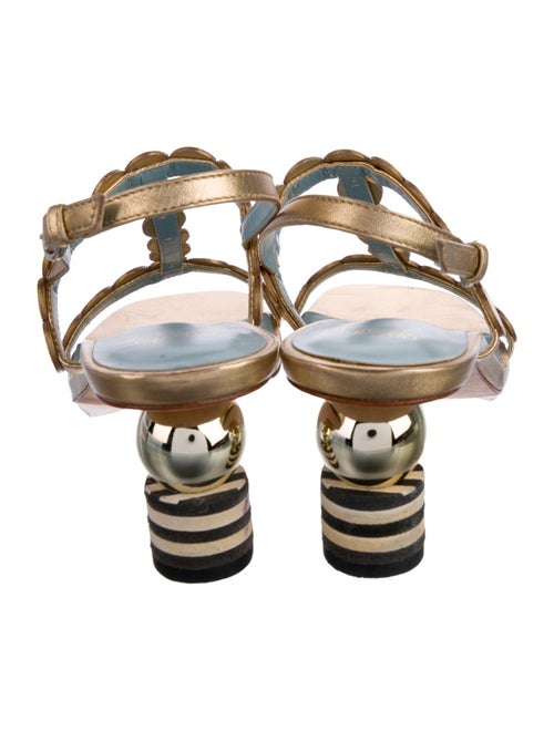 Frances Valentine Leather T-Strap Sandals