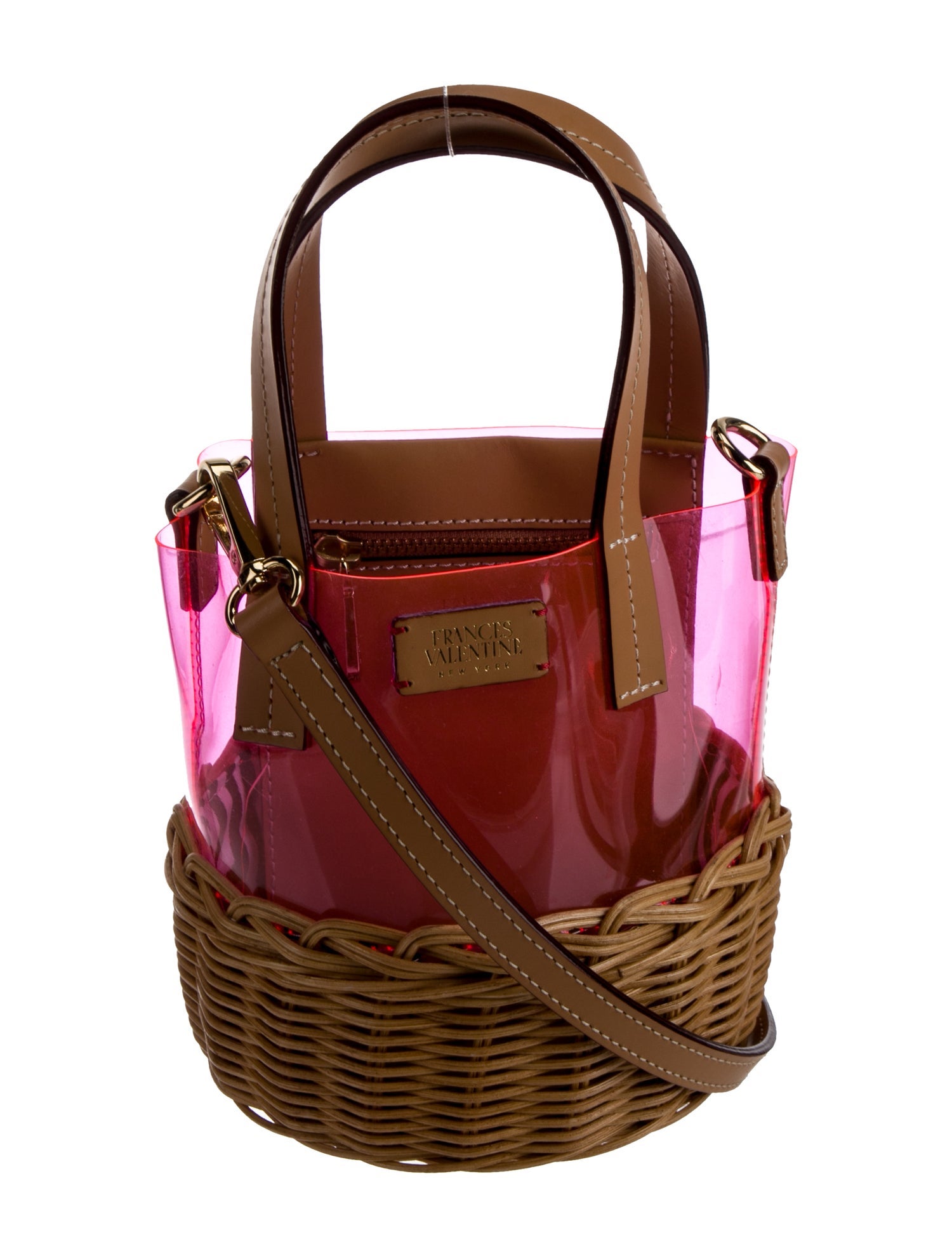 Frances Valentine Wicker Bucket Bag
