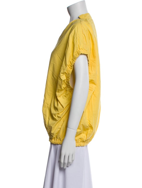 Frances Valentine V-Neck Short Sleeve Blouse