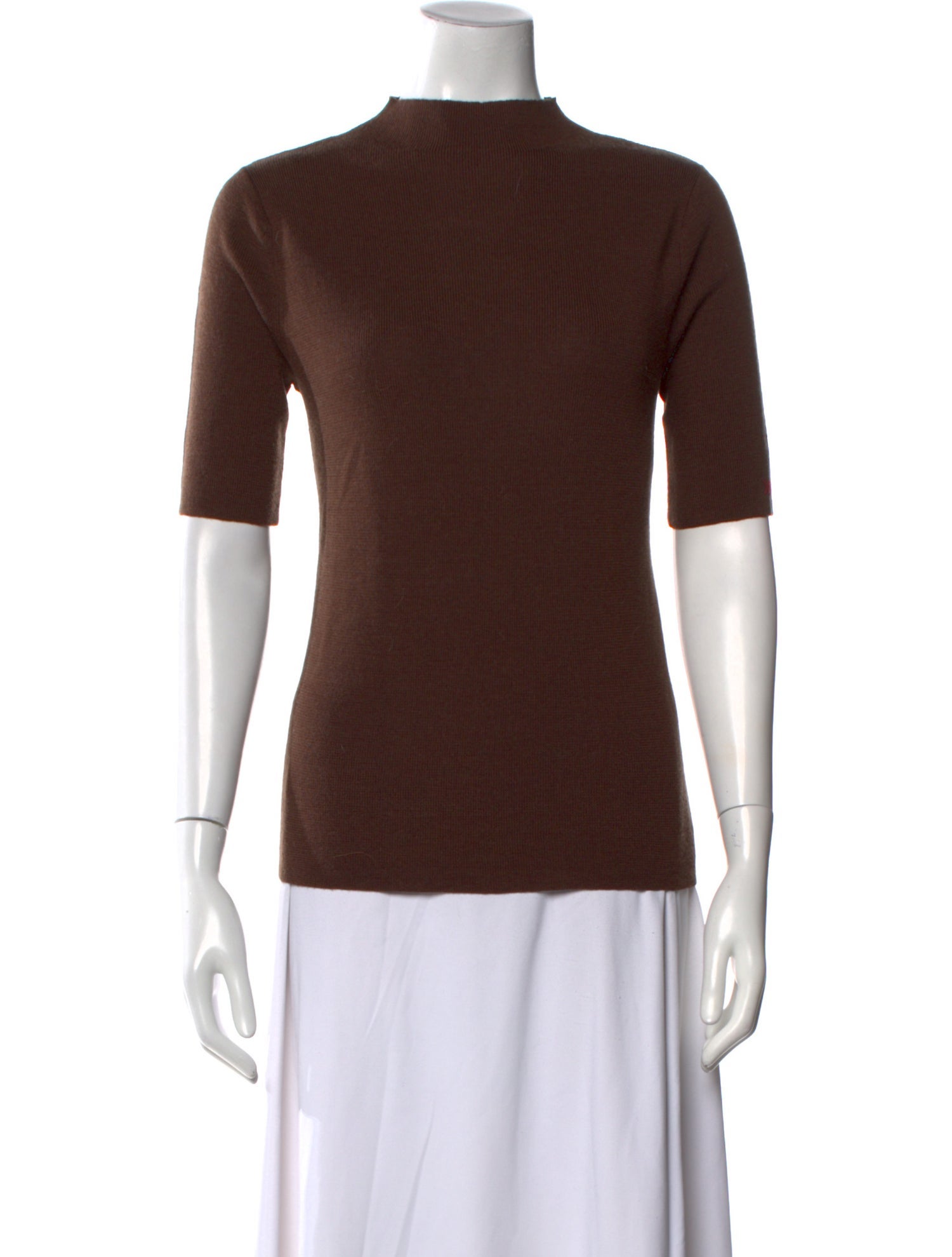 Frances Valentine Wool Mock Neck Sweater