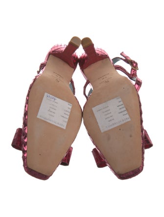 Frances Valentine Leather Slingback Pumps