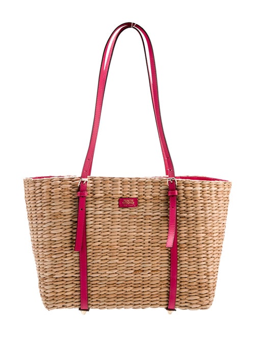 Frances Valentine Raffia Tote