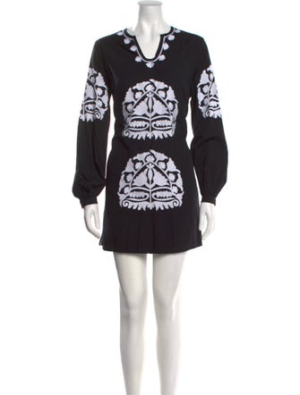 Frances Valentine Graphic Print Mini Dress