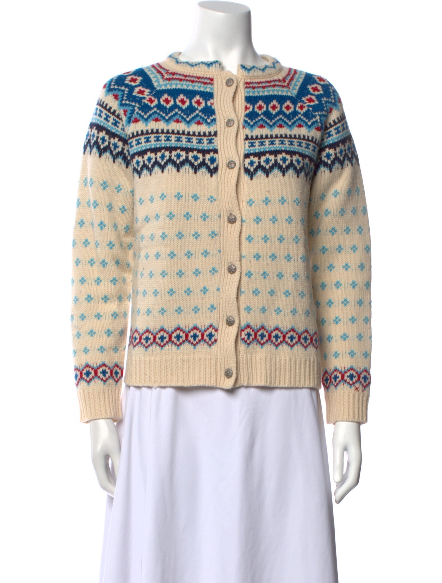 Frances Valentine Lambswool Striped Sweater