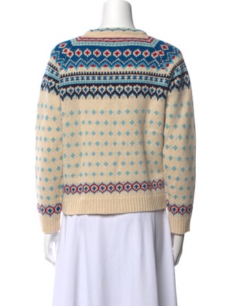 Frances Valentine Lambswool Striped Sweater