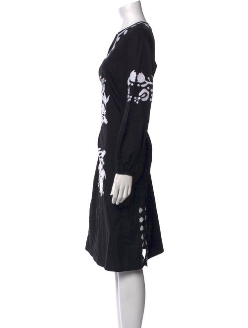 Frances Valentine Floral Print Midi Length Dress