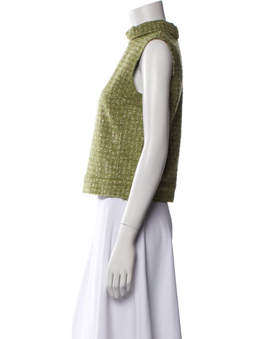 Frances Valentine Wool Mock Neck Crop Top