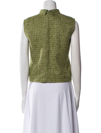 Frances Valentine Wool Mock Neck Crop Top