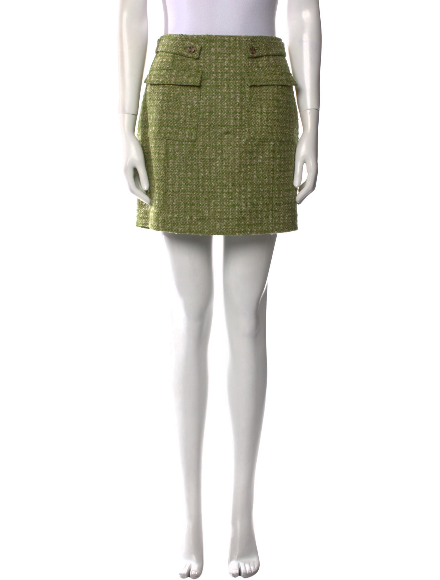 Frances Valentine Wool Mini Skirt