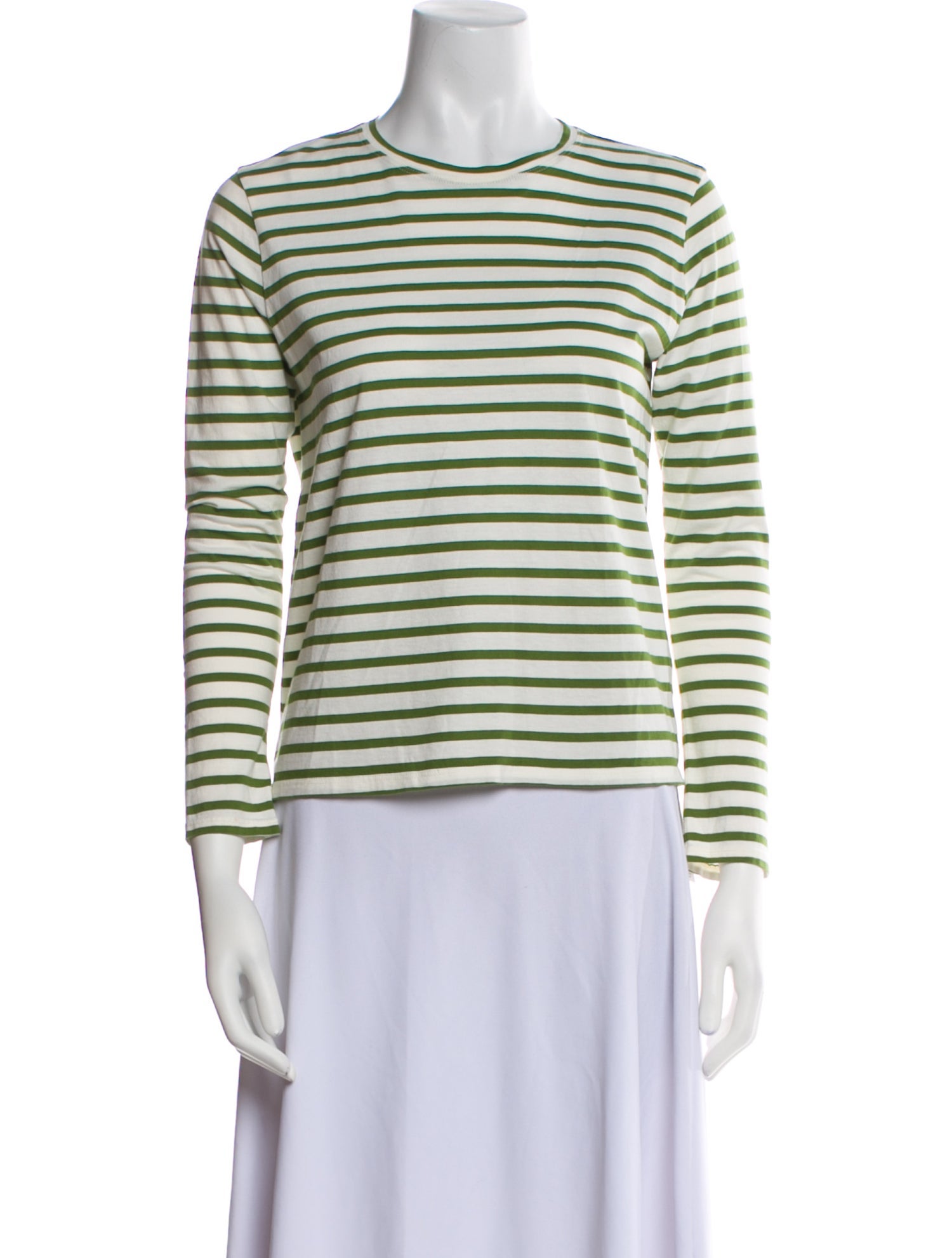 Frances Valentine Striped Crew Neck Top