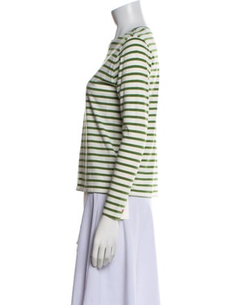 Frances Valentine Striped Crew Neck Top