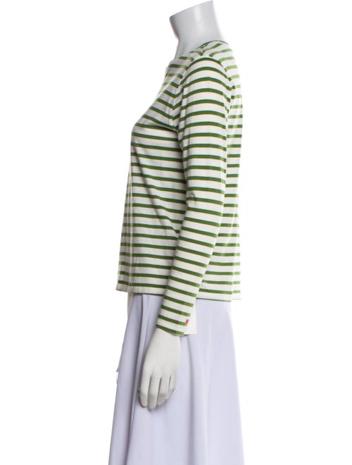 Frances Valentine Striped Crew Neck Top