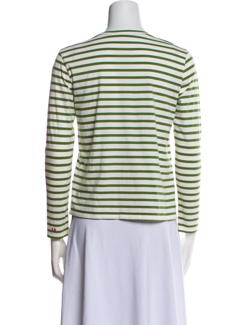 Frances Valentine Striped Crew Neck Top