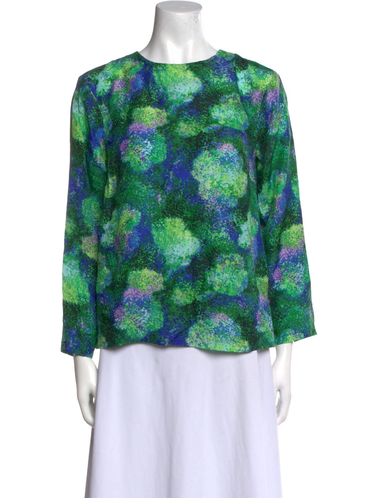 Frances Valentine Silk Printed Blouse