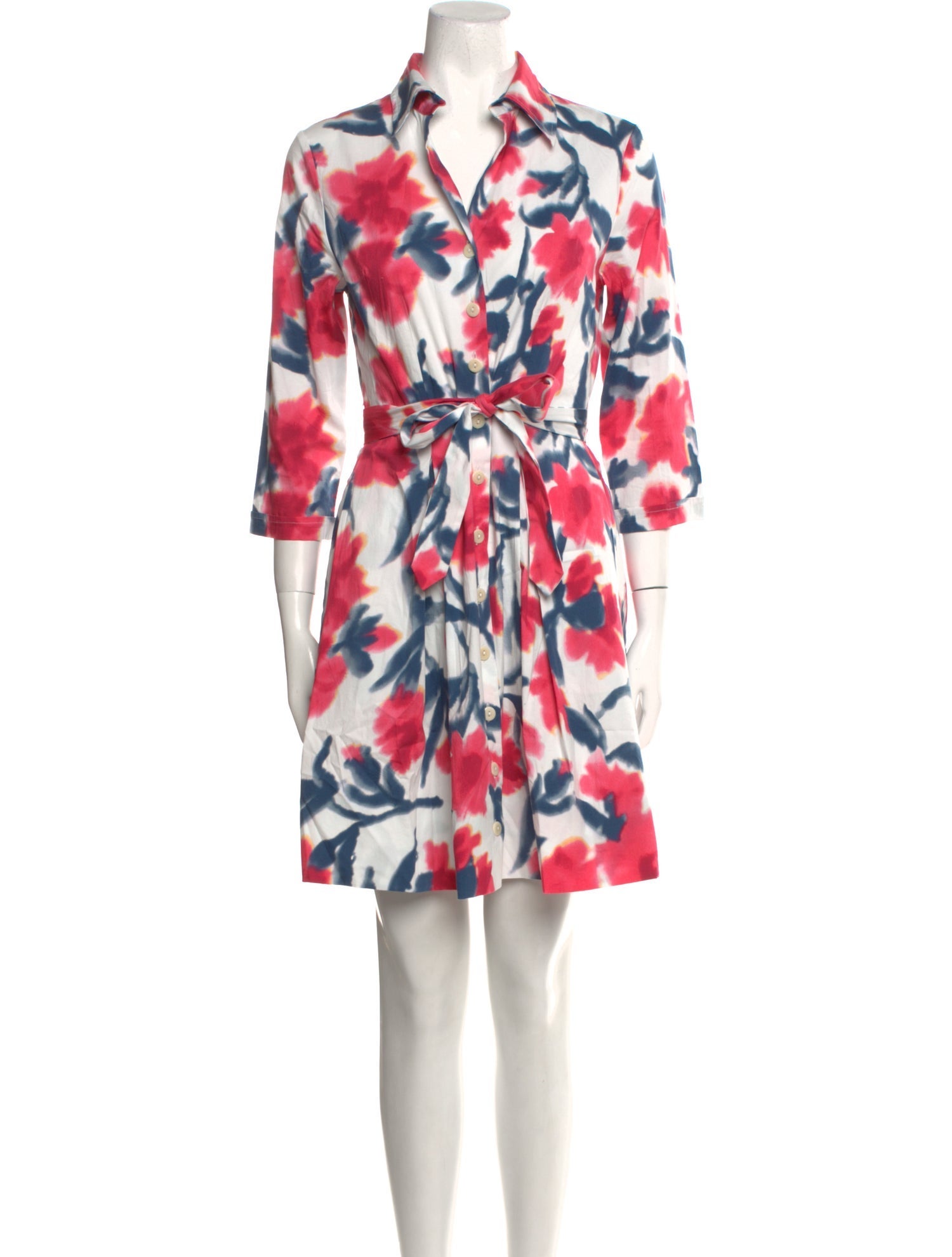 Frances Valentine Floral Print Mini Dress