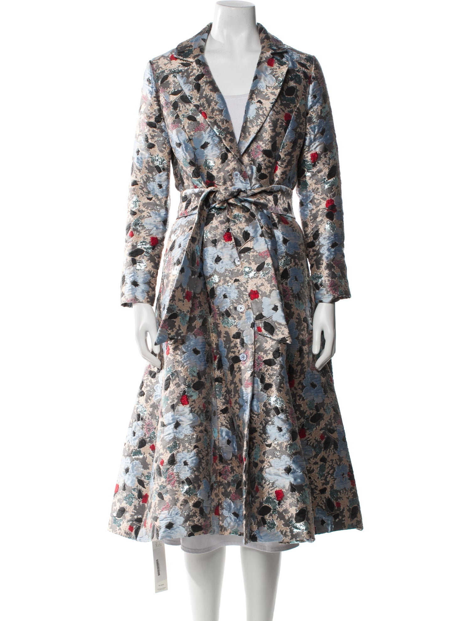 Frances Valentine Floral Print Coat