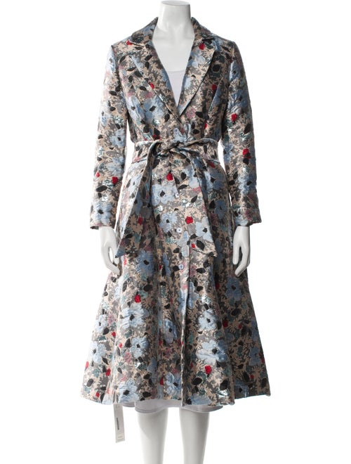 Frances Valentine Floral Print Coat