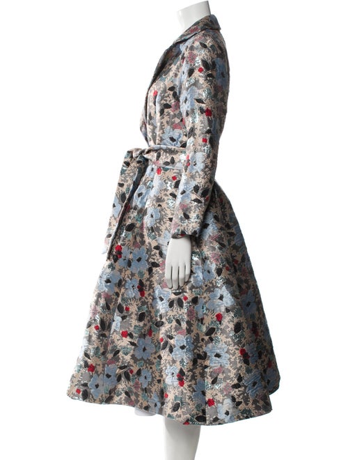 Frances Valentine Floral Print Coat