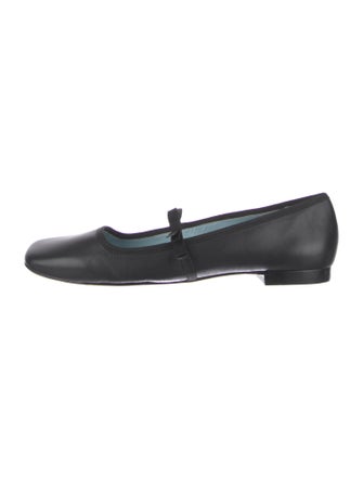 Frances Valentine Leather Mary Jane Flats