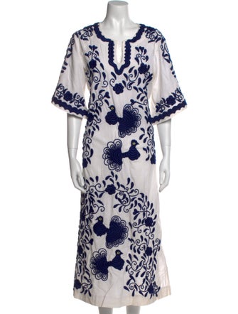 Frances Valentine Printed Long Dress