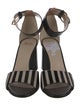 Frances Valentine Ponyhair Printed Sandals