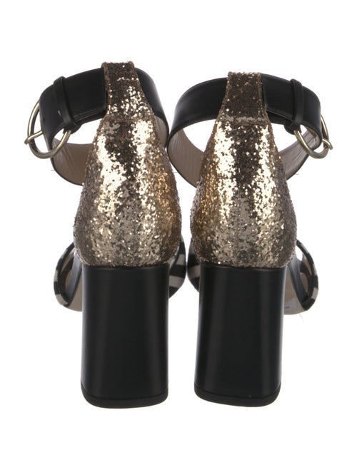 Frances Valentine Ponyhair Printed Sandals