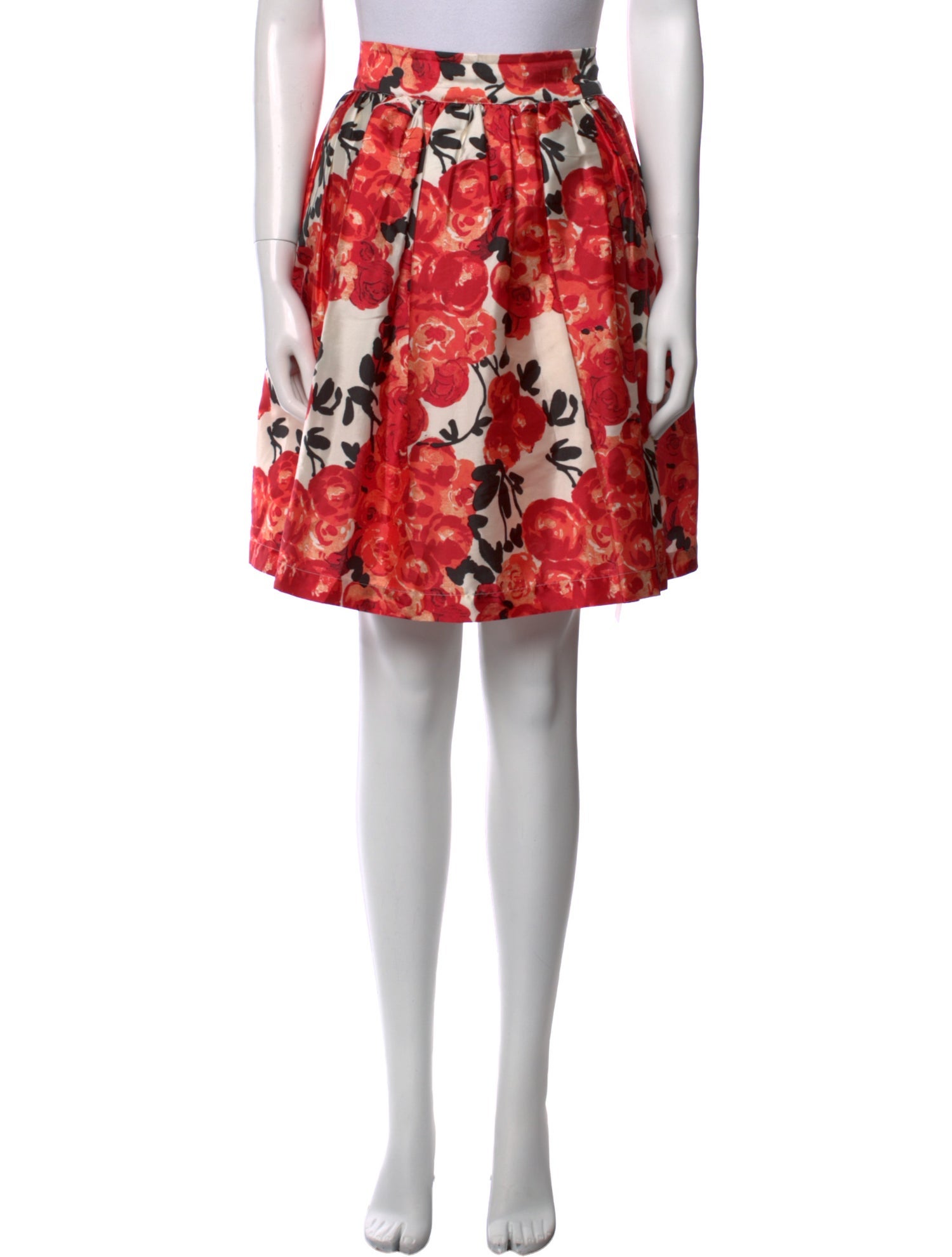 Frances Valentine Printed Knee-Length Skirt