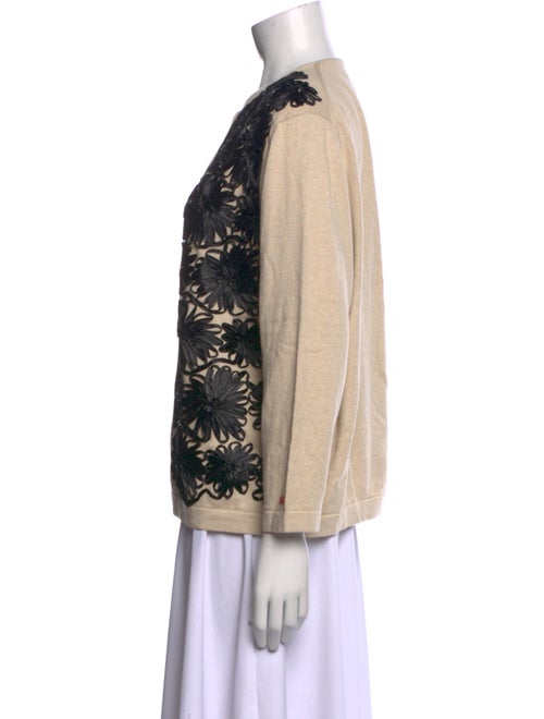 Frances Valentine Printed Crew Neck Sweater