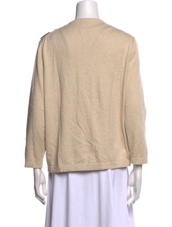 Frances Valentine Printed Crew Neck Sweater