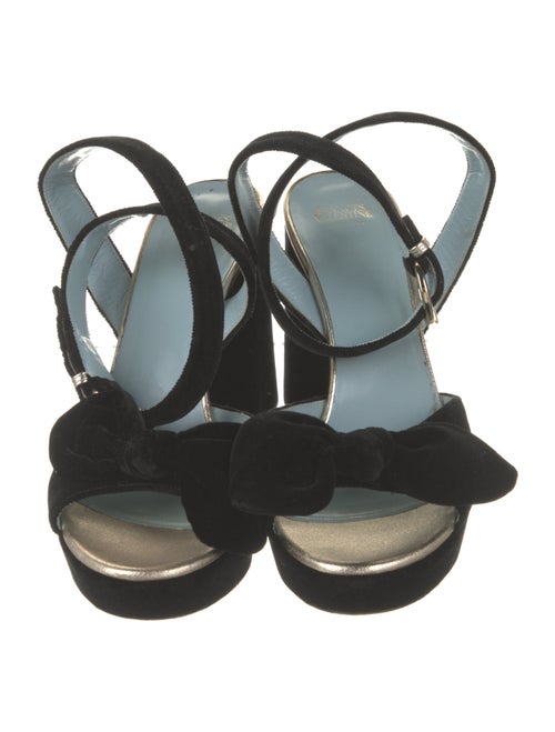 Frances Valentine Velvet Sandals