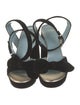 Frances Valentine Velvet Sandals
