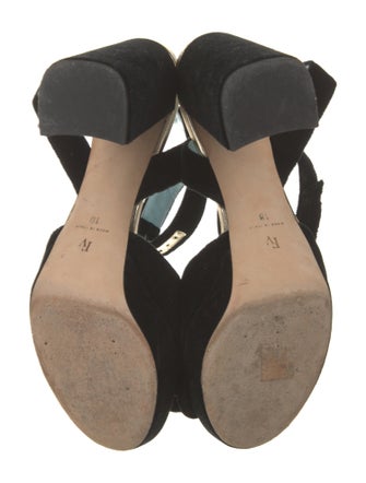 Frances Valentine Velvet Sandals