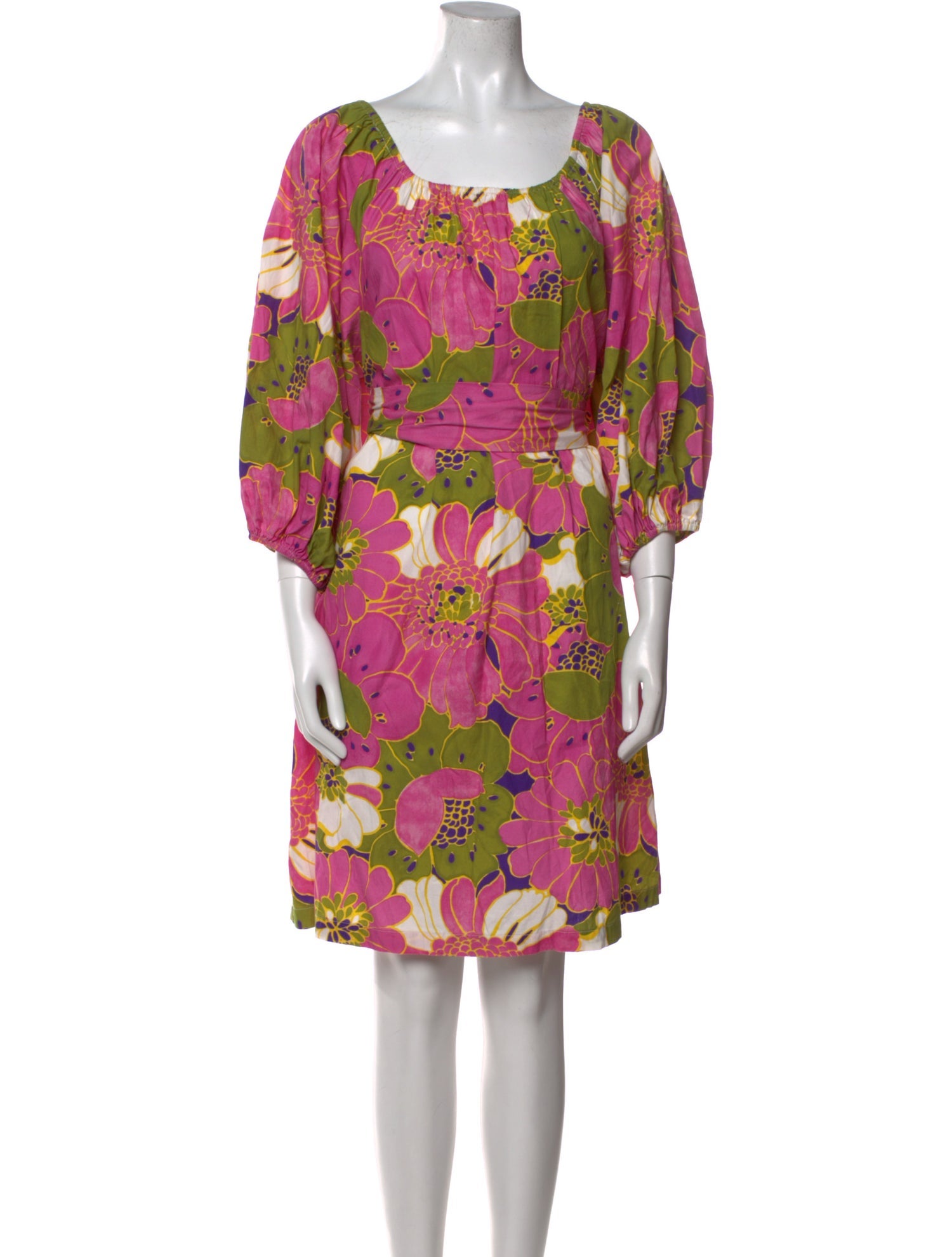 Frances Valentine Floral Print Mini Dress