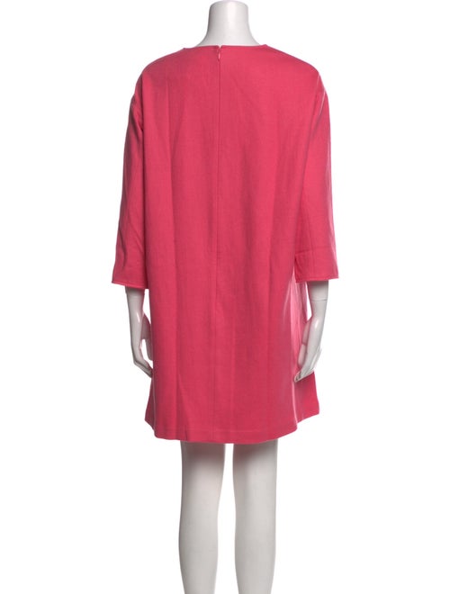 Frances Valentine Bateau Neckline Mini Dress