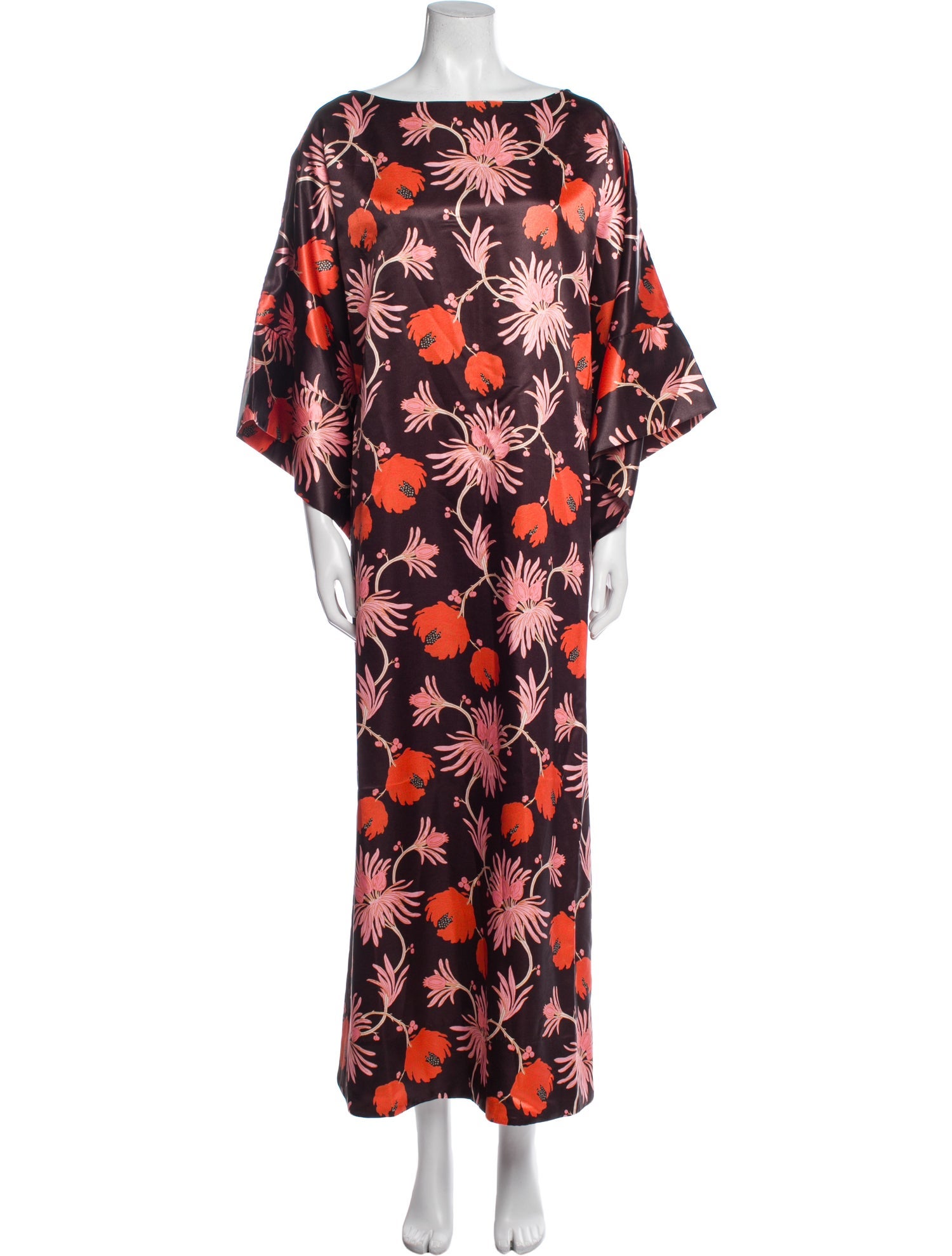 Frances Valentine Floral Print Long Dress w/ Tags