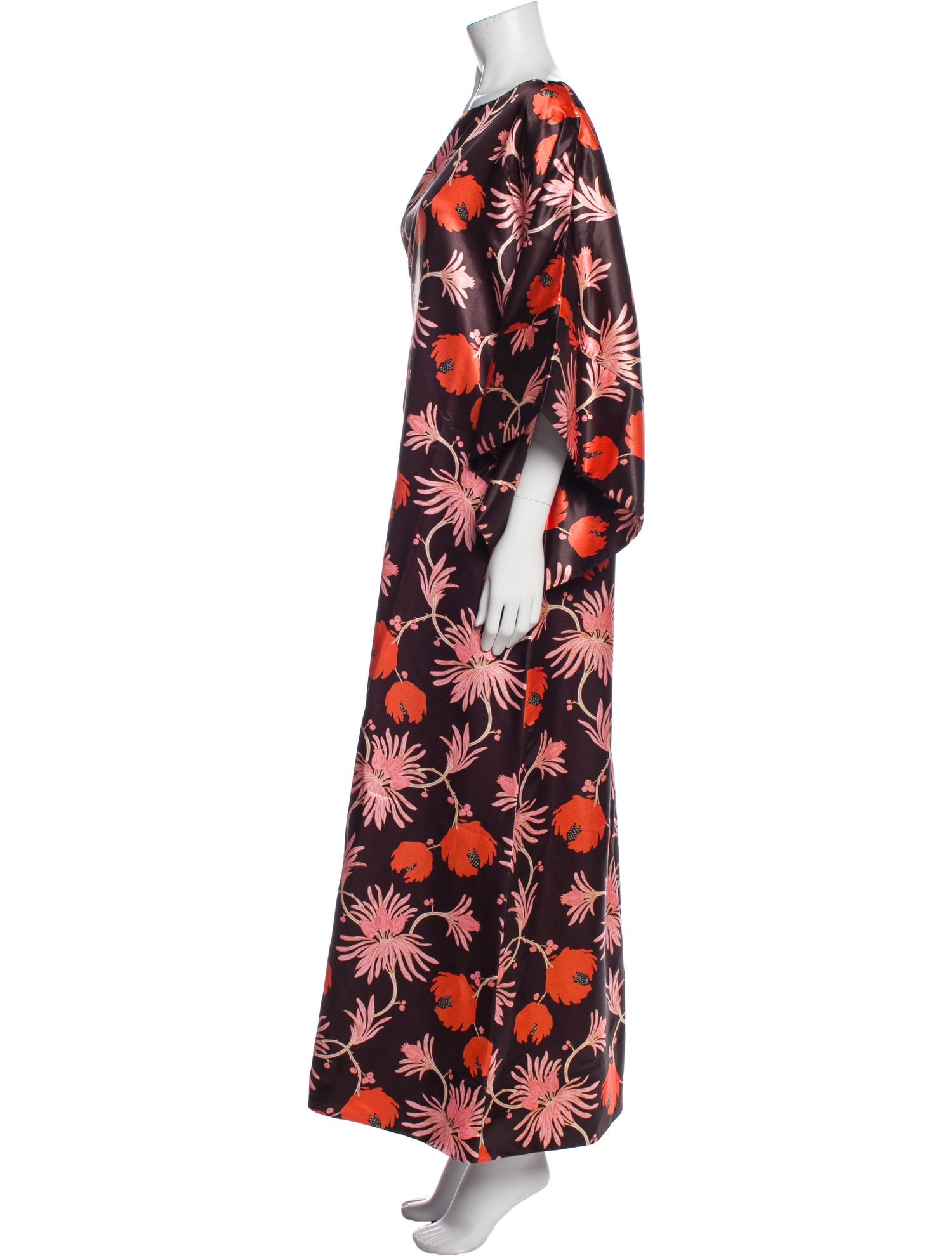 Frances Valentine Floral Print Long Dress w/ Tags
