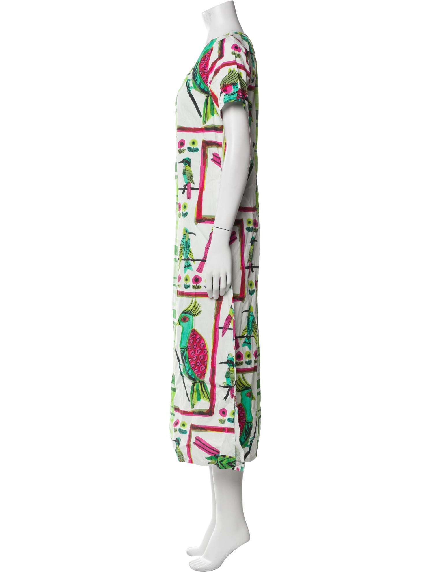 Frances Valentine Printed Midi Length Dress