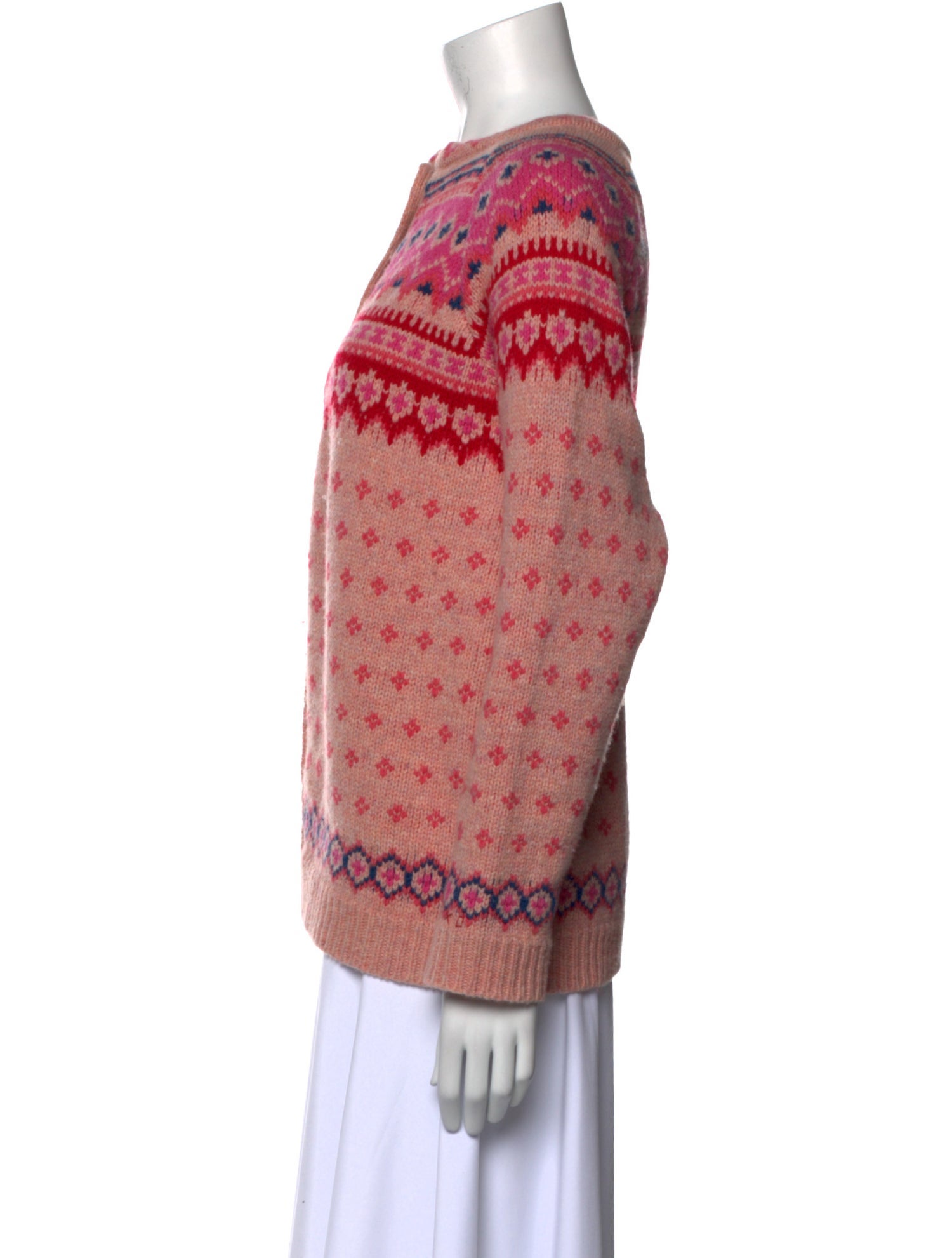 Frances Valentine Lambswool Printed Sweater