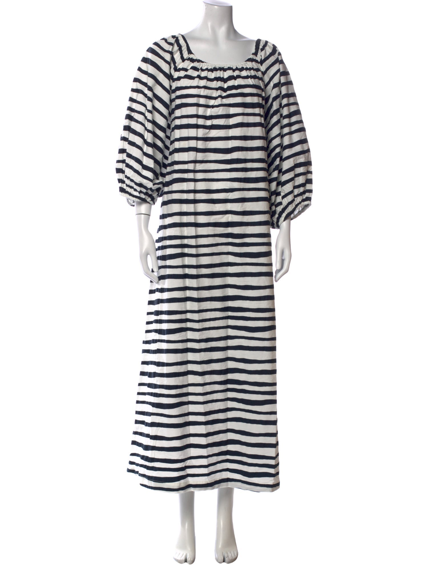Frances Valentine Striped Long Dress