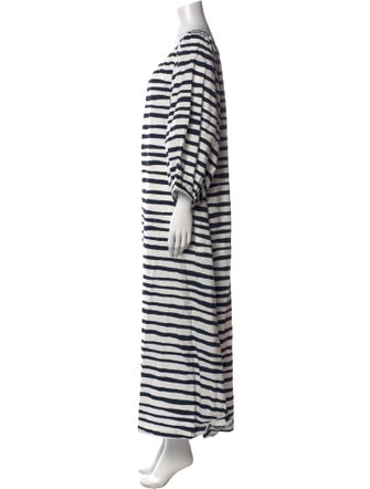 Frances Valentine Striped Long Dress