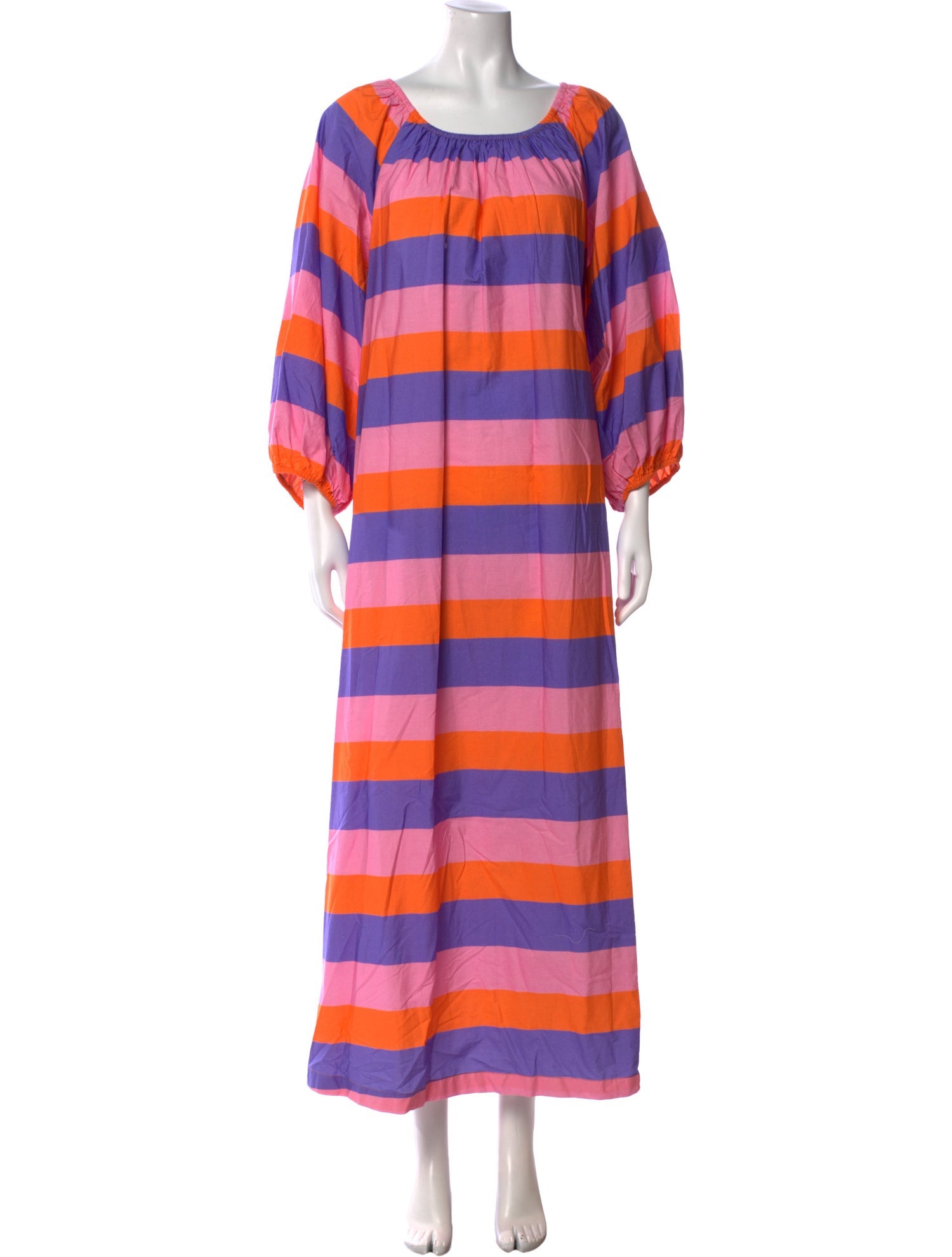 Frances Valentine Striped Long Dress