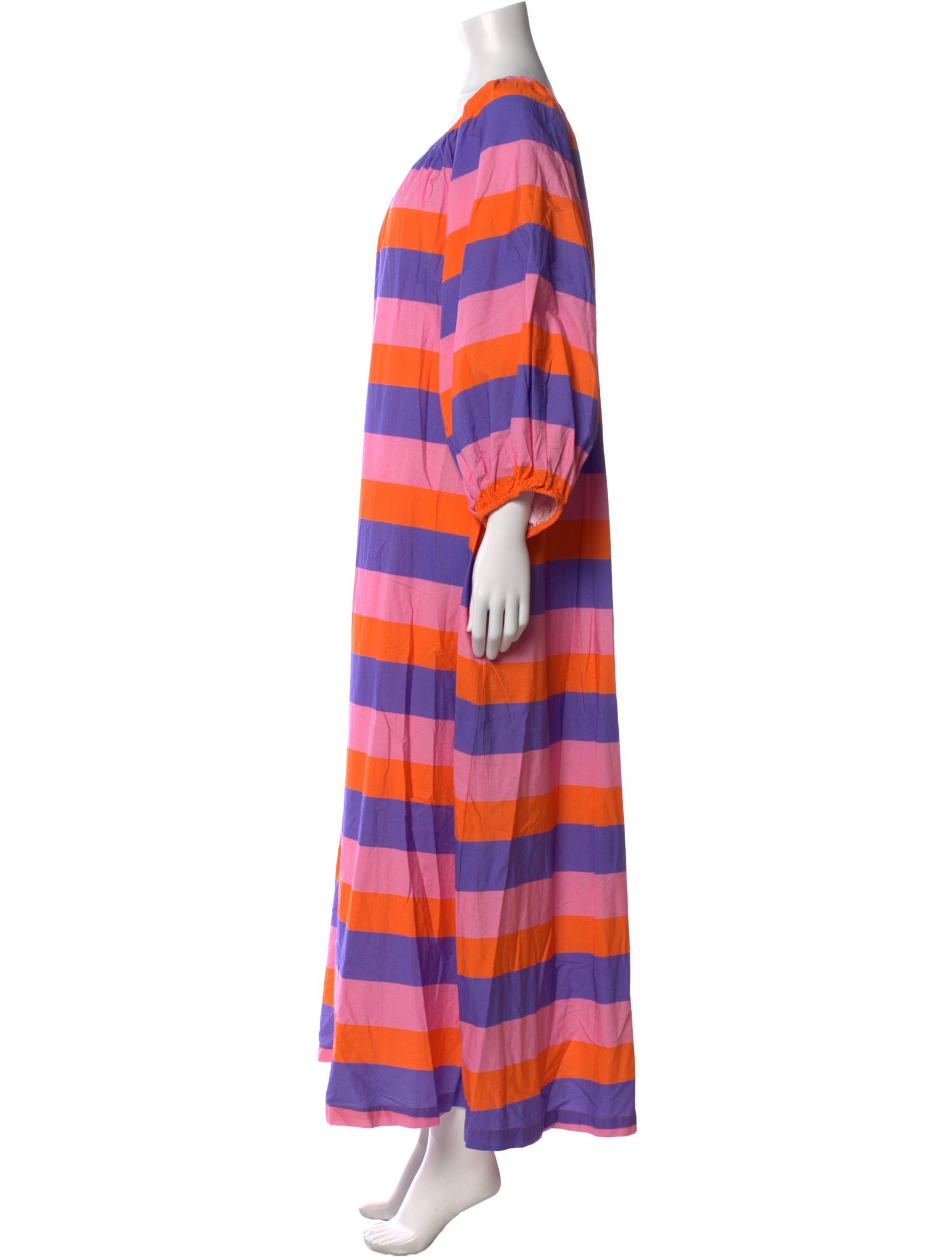 Frances Valentine Striped Long Dress