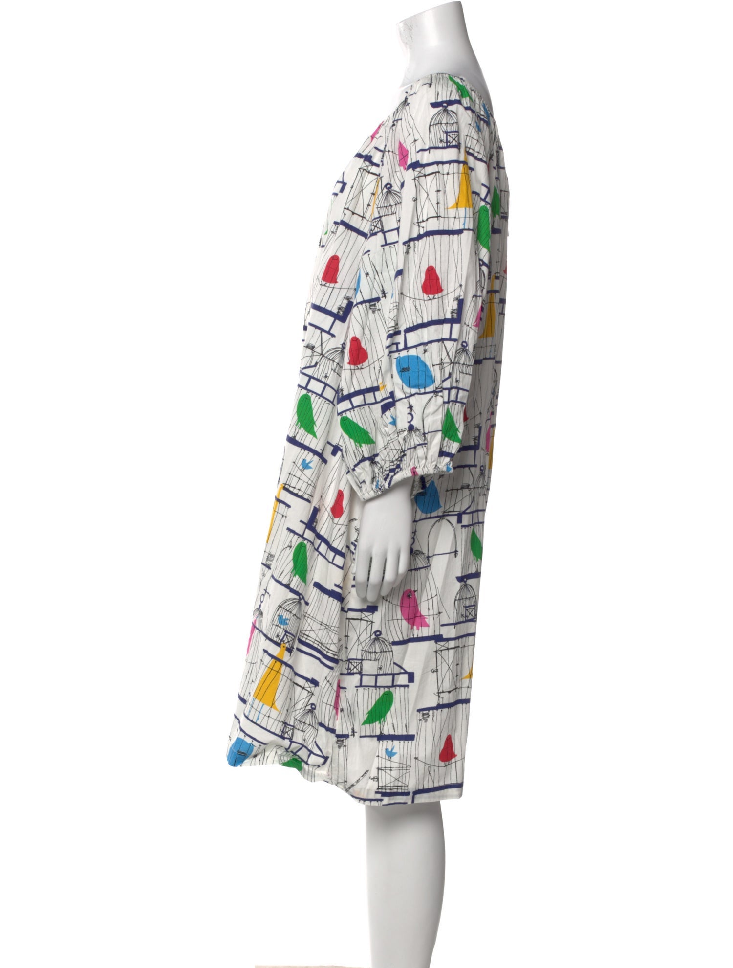 Frances Valentine Printed Knee-Length Dress w/ Tags