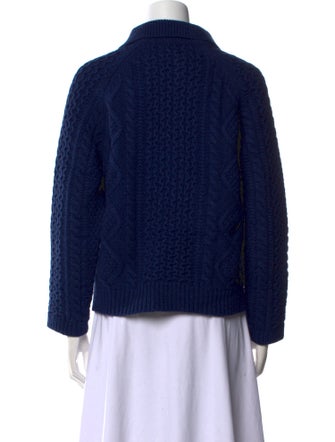 Frances Valentine Lambswool Mock Neck Sweater